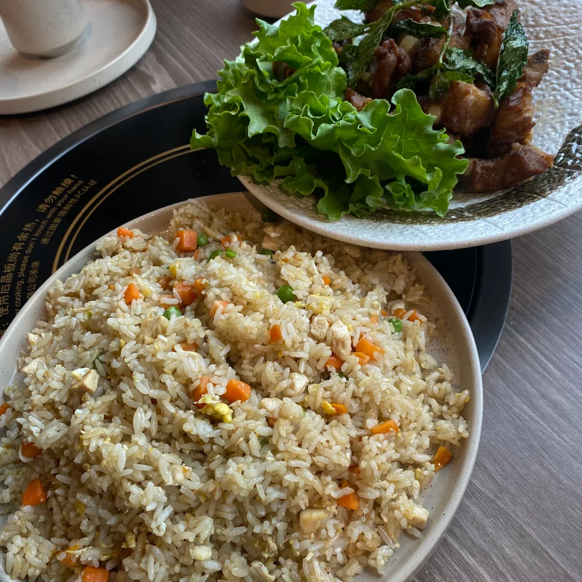 beef and vegetable egg fried rice 杂蔬牛肉蛋炒饭